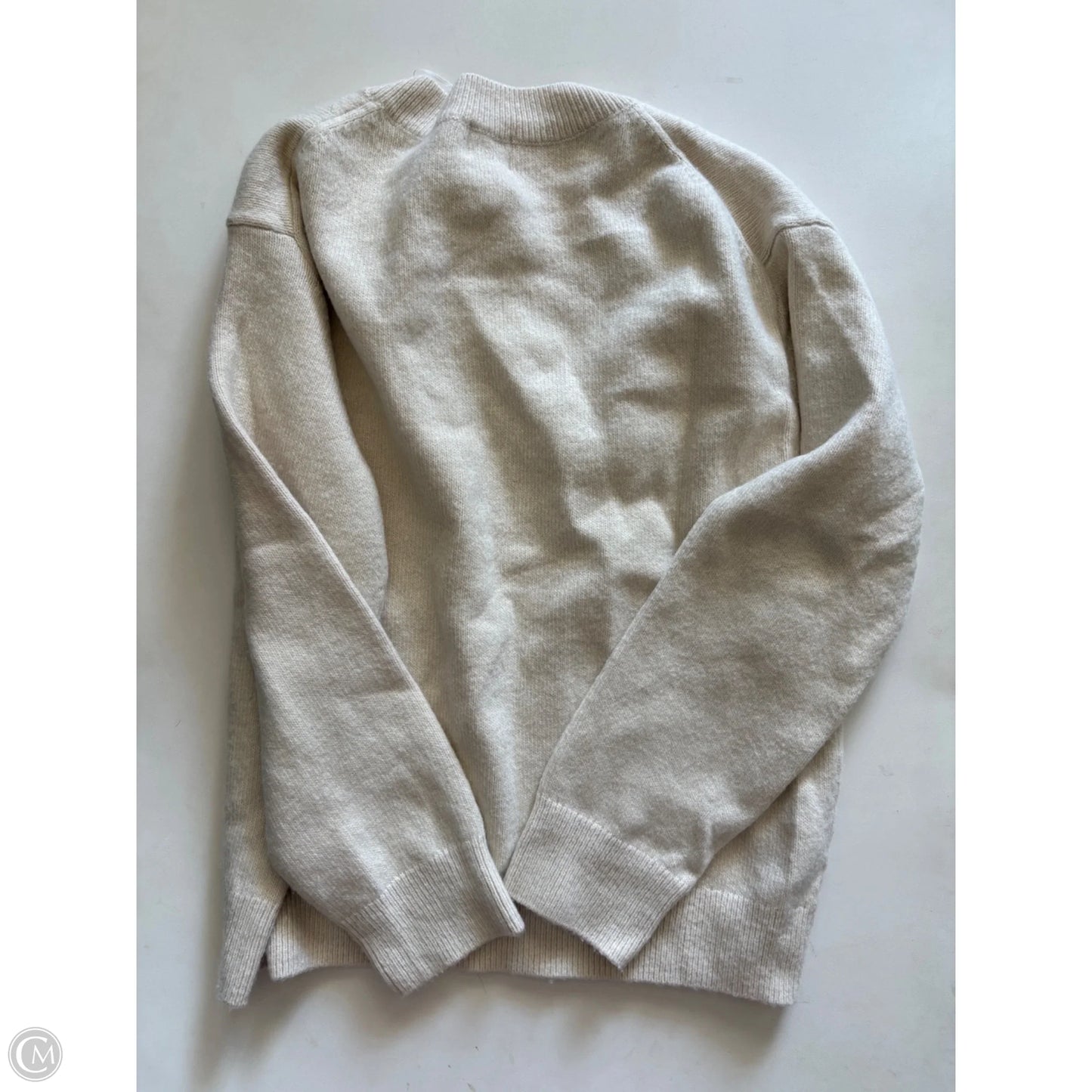 Sweater By H&m In Cream, Size: S