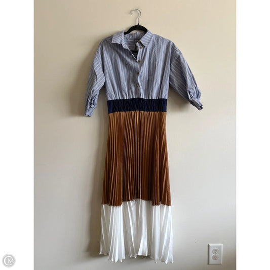 Dress Casual Maxi By Anthropologie In Striped Pattern, Size: Sp