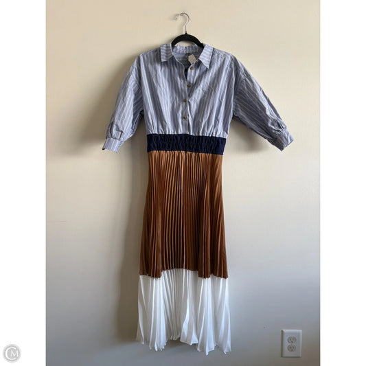 Dress Casual Maxi By Anthropologie In Striped Pattern, Size: Sp