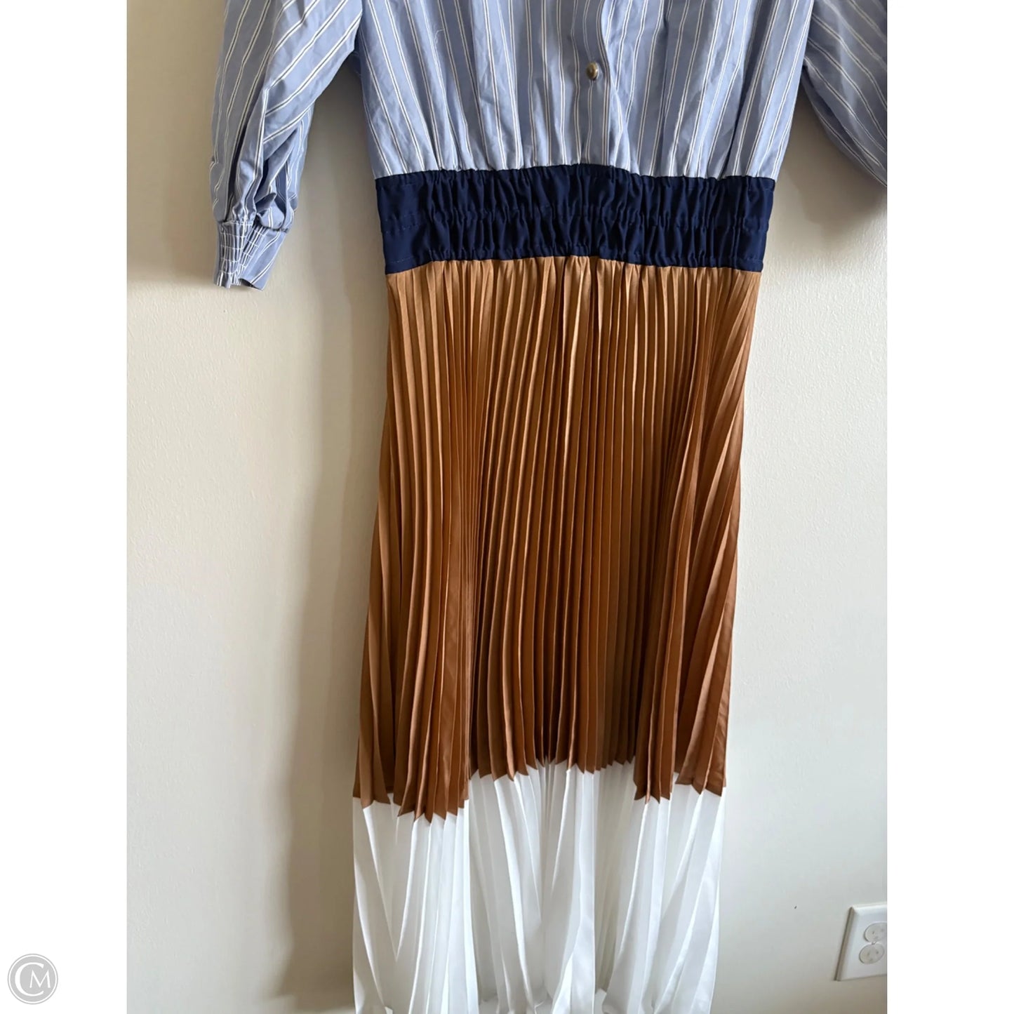 Dress Casual Maxi By Anthropologie In Striped Pattern, Size: Sp