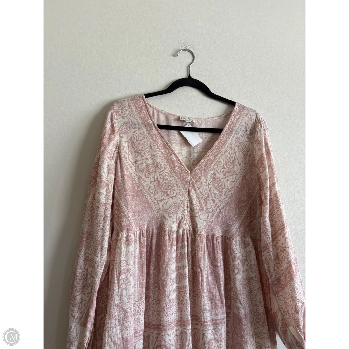 Dress Casual Maxi By Wonderly In Pink, Size: L