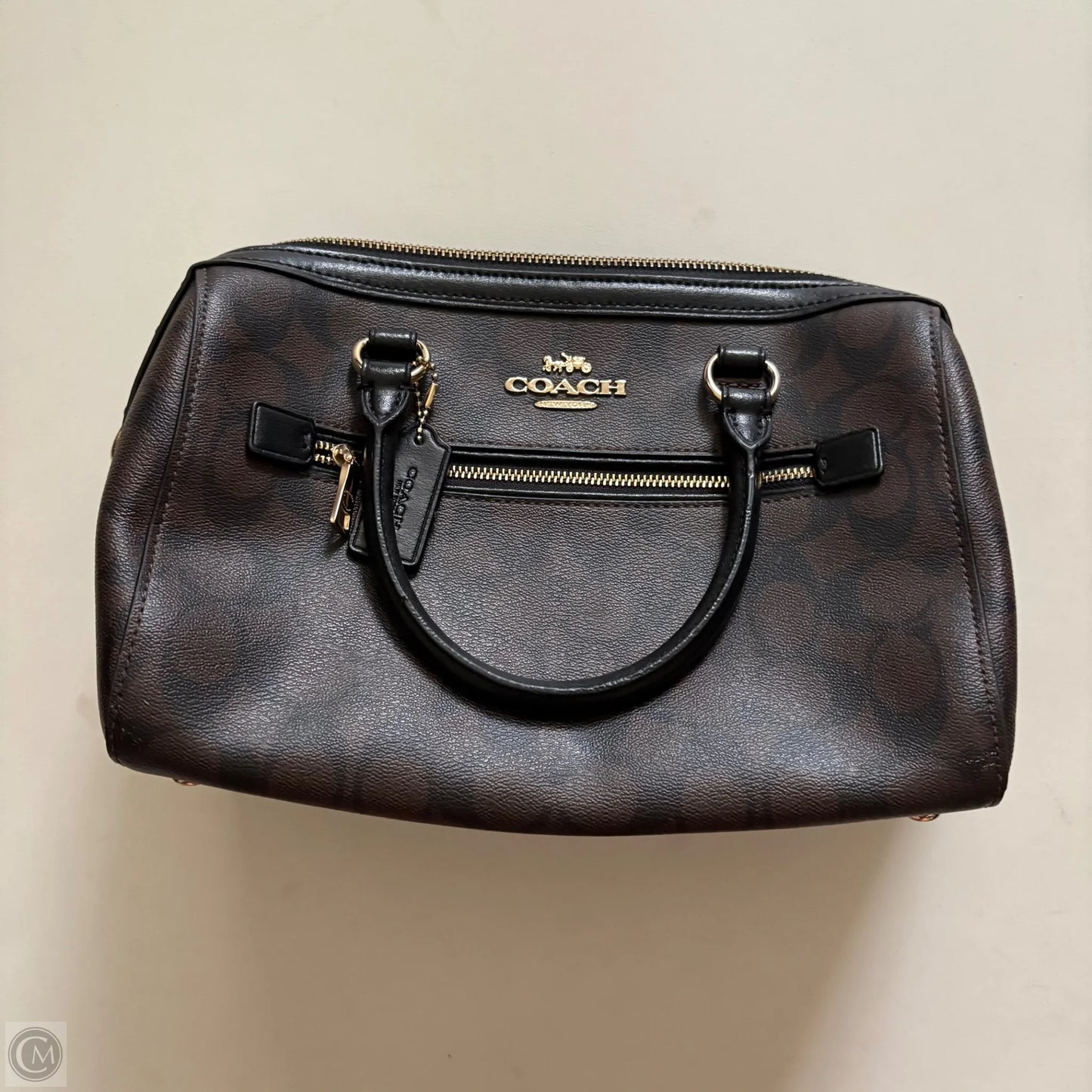 Handbag Designer By Coach, Size: Medium