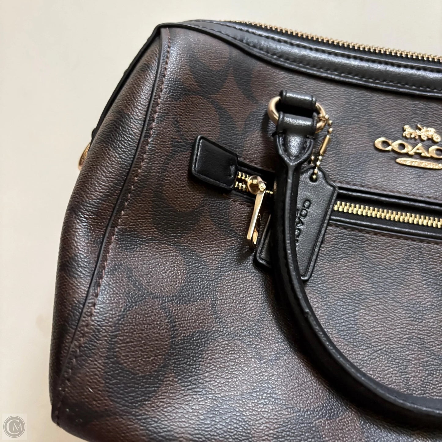 Handbag Designer By Coach, Size: Medium