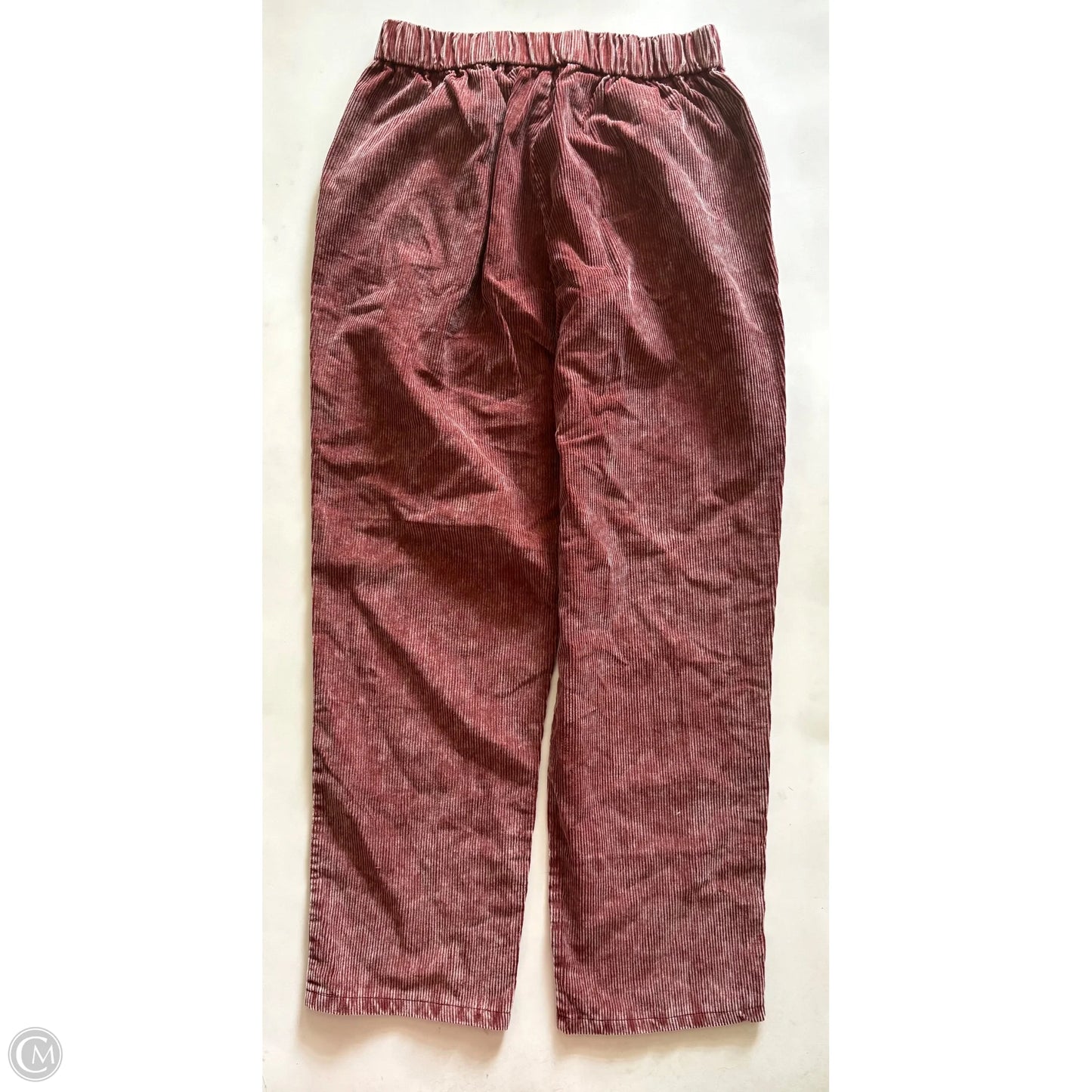 Pants Corduroy By Zenana In Red, Size: Xl