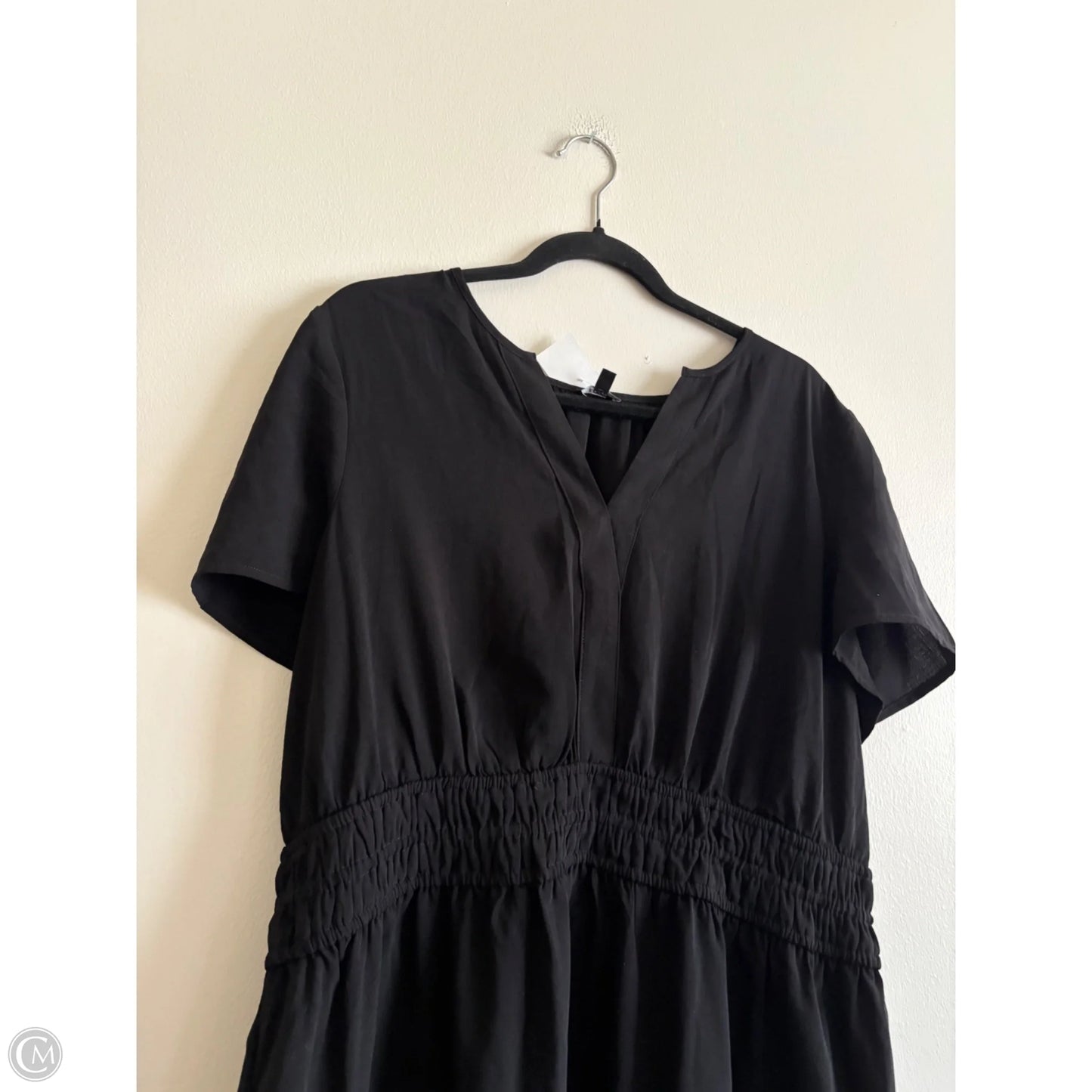 Dress Casual Midi By Express In Black, Size: Xl