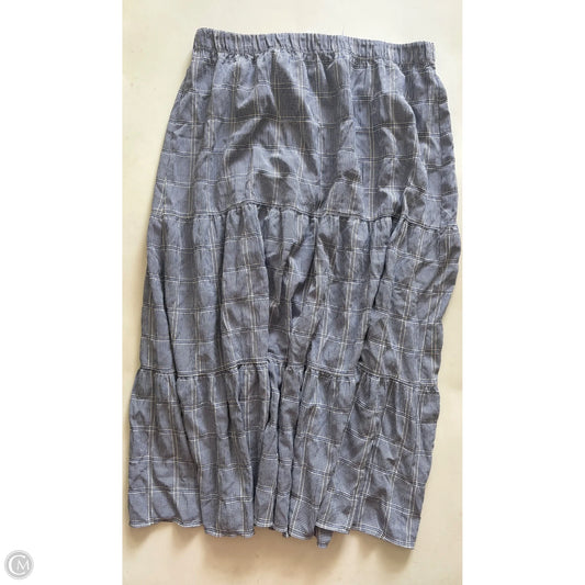 Skirt Maxi By Max Studio In Blue, Size: Xl