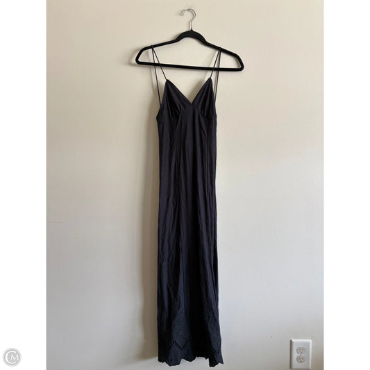 Dress Casual Maxi By Zara In Navy, Size: S