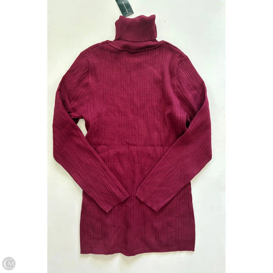 Sweater By Ashley Stewart In Maroon, Size: 18