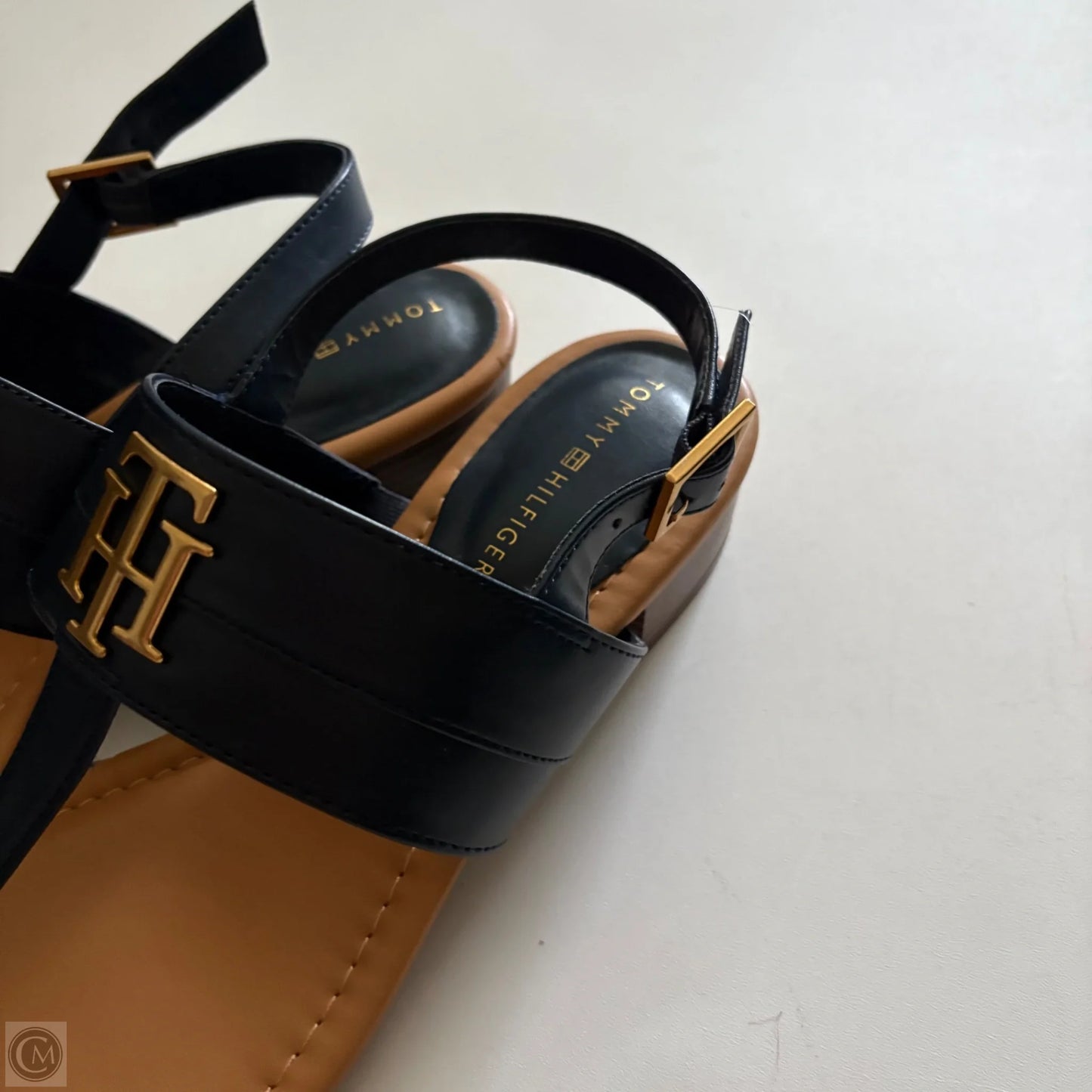 Sandals Flats By Tommy Hilfiger In Navy, Size: 11