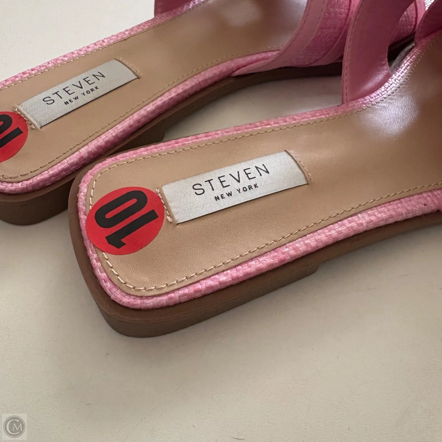 Sandals Flats By STEVEN NEW YORK In Pink, Size: 10