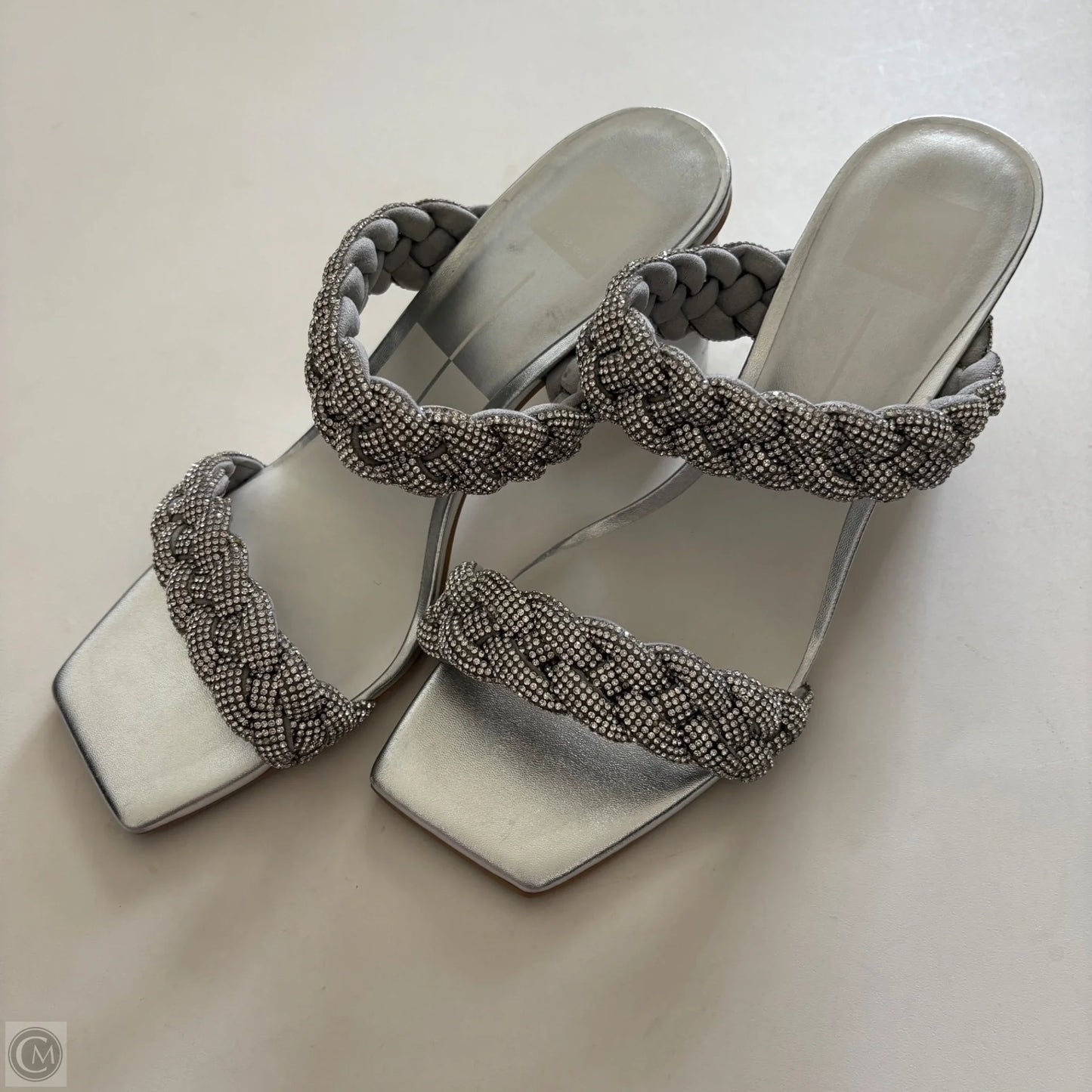 Shoes Heels Block By Dolce Vita In Silver, Size: 10