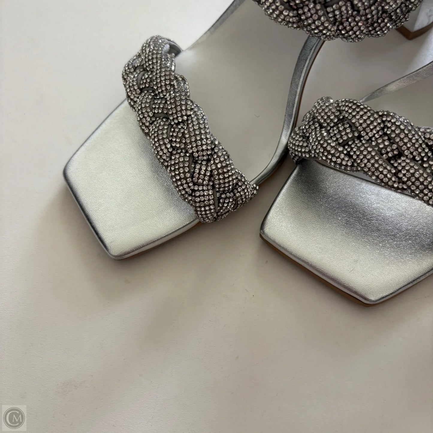 Shoes Heels Block By Dolce Vita In Silver, Size: 10