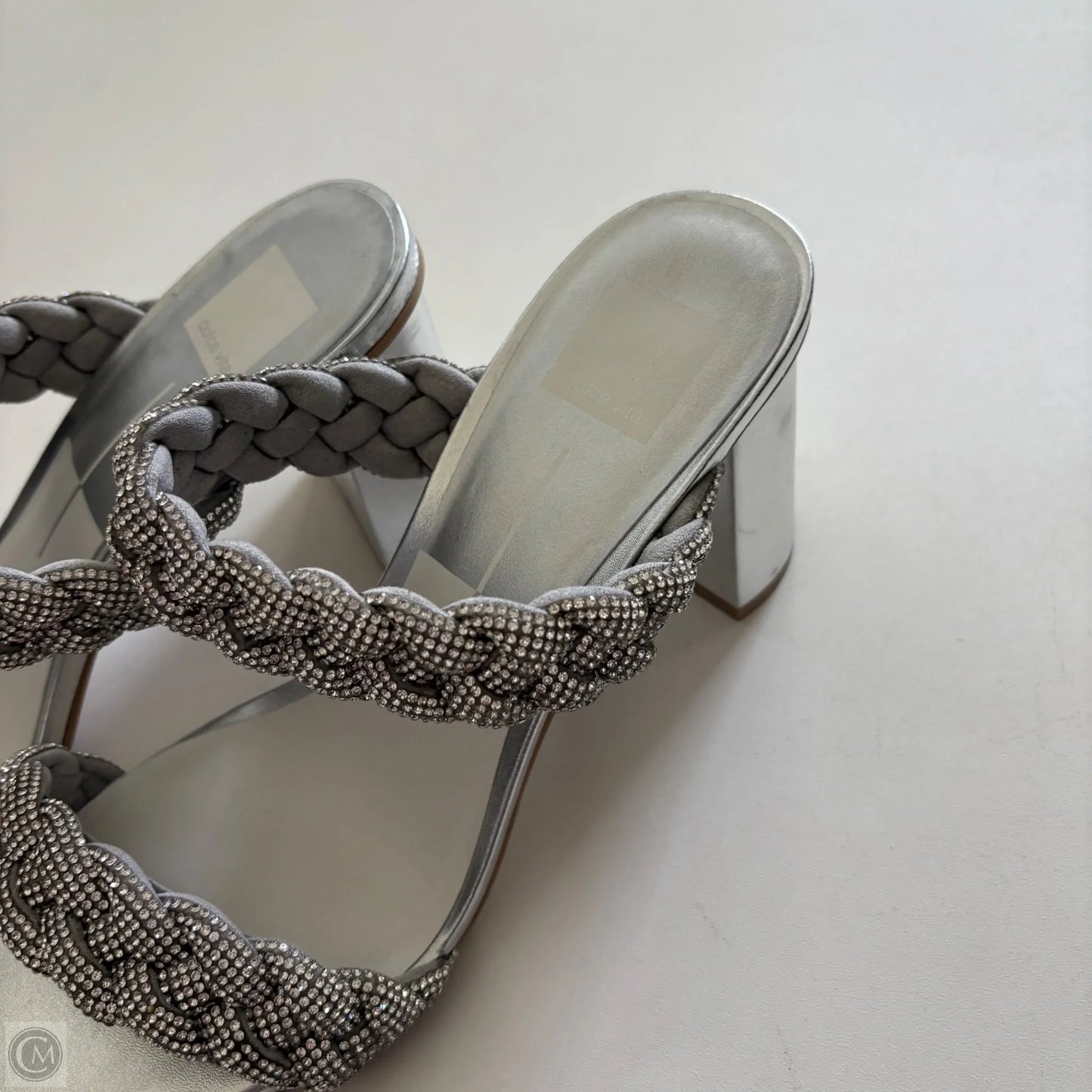 Shoes Heels Block By Dolce Vita In Silver, Size: 10