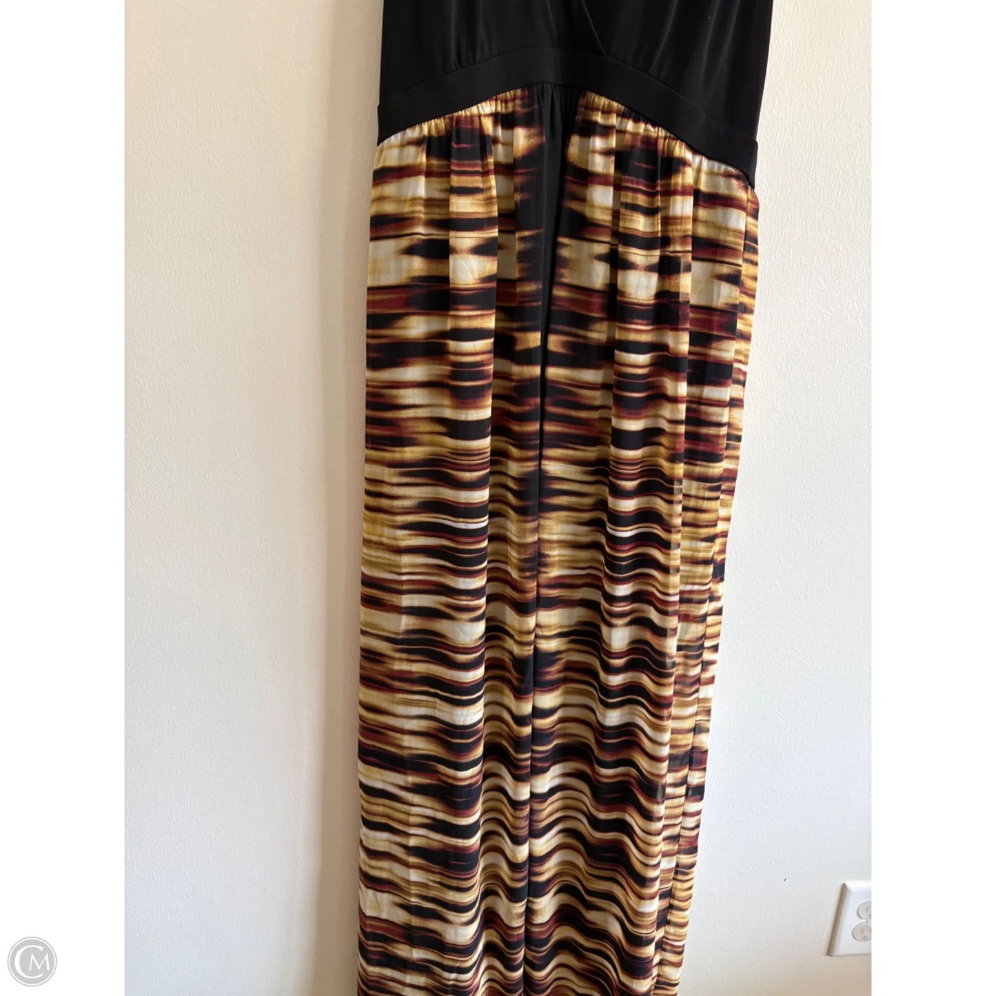 Dress Casual Maxi By Boston Proper In Black & Brown, Size: M