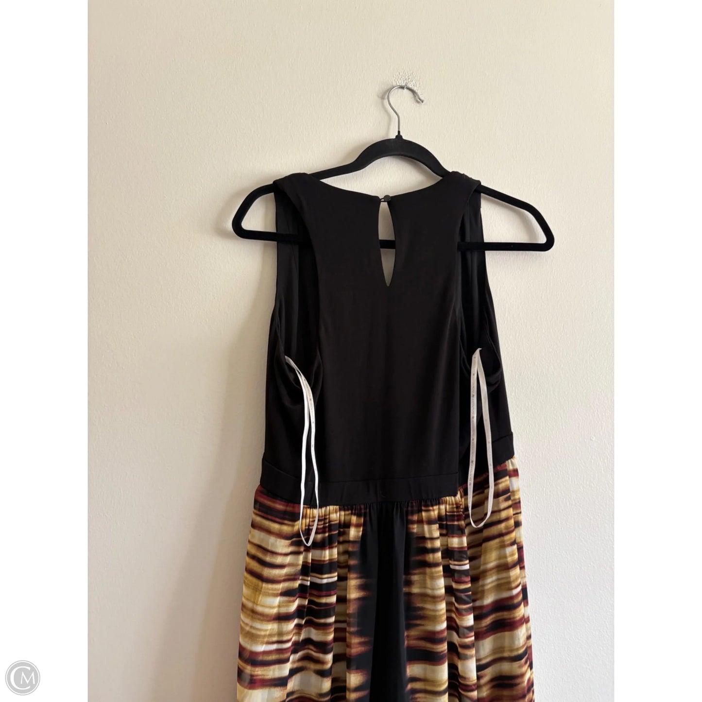 Dress Casual Maxi By Boston Proper In Black & Brown, Size: M