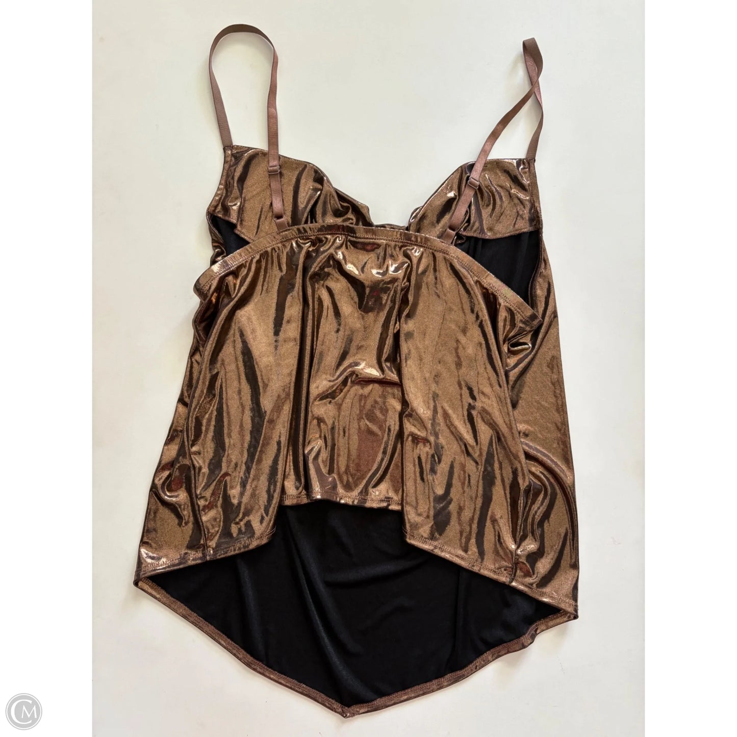 Top Sleeveless By Torrid In Brown, Size: 1x
