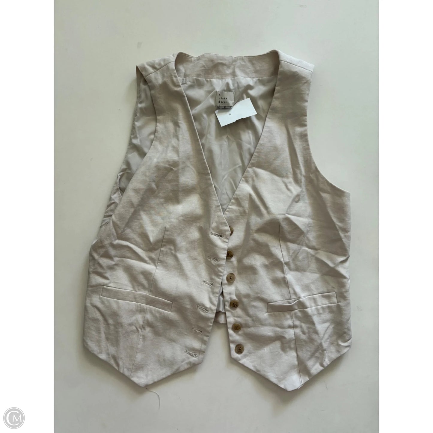 Vest Other By A New Day In Beige, Size: S