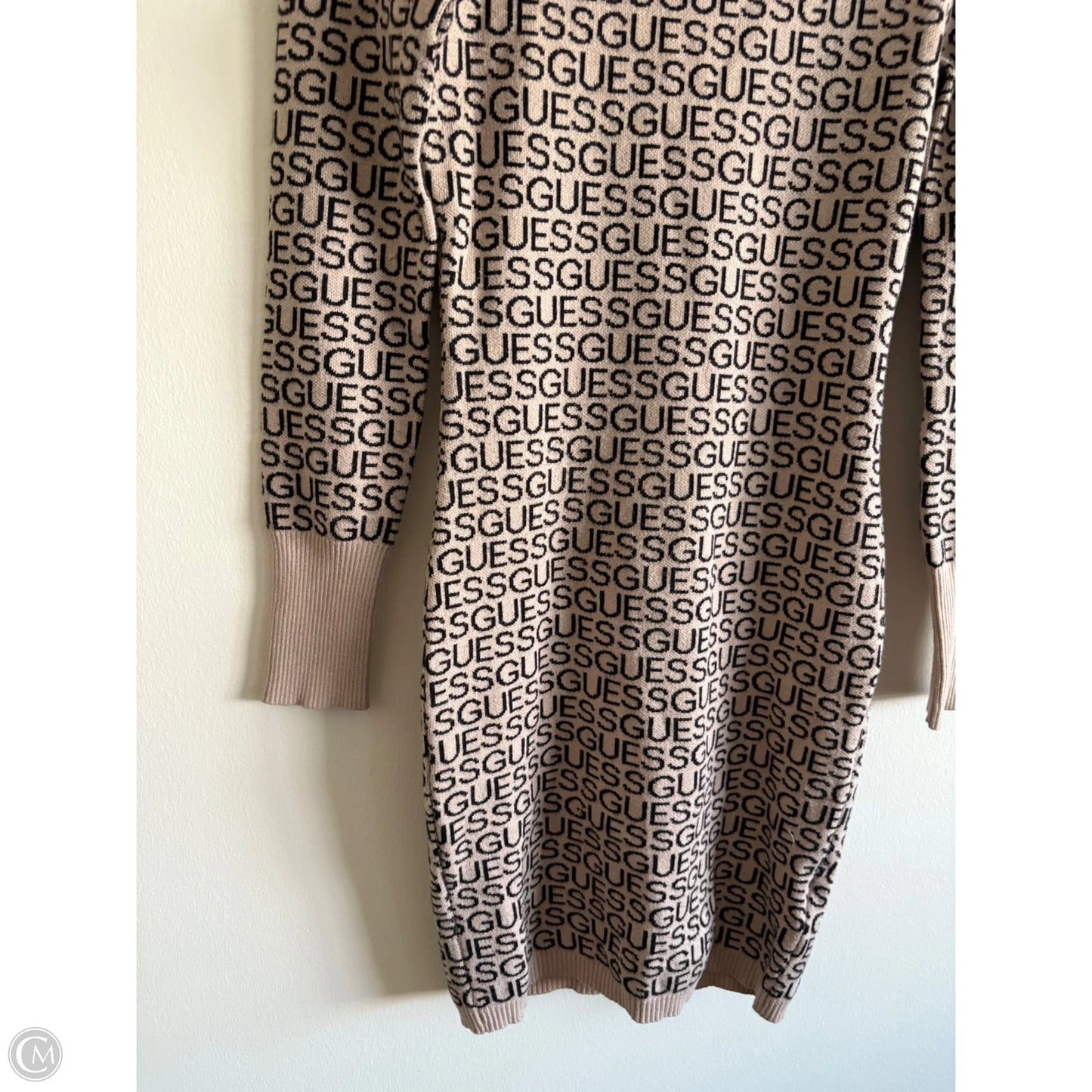 Dress Sweater By Guess In Brown, Size: M