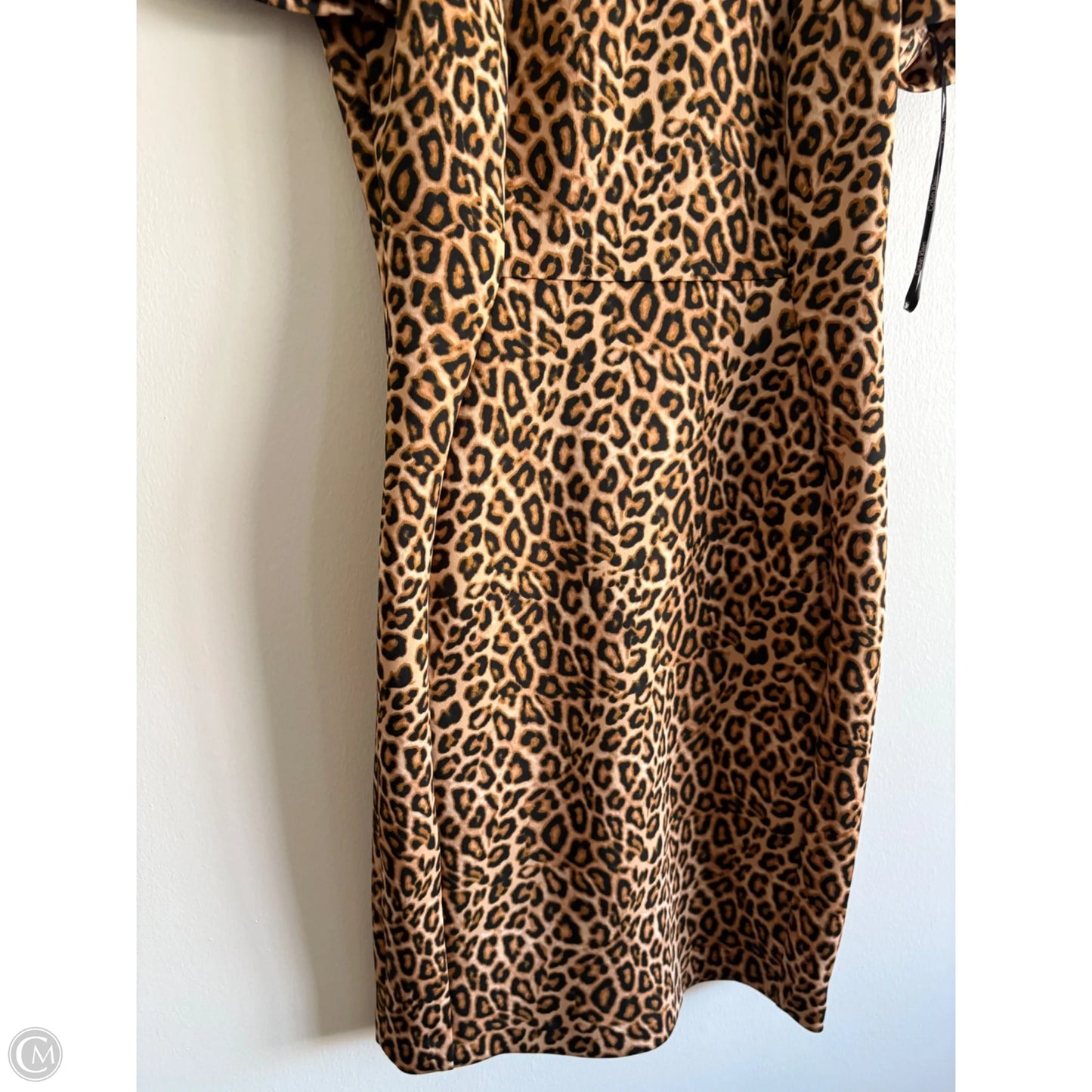 Dress Work By Calvin Klein In Animal Print, Size: 8