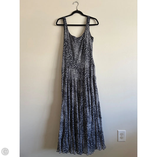 Dress Casual Maxi By Jones New York In Blue, Size: 14