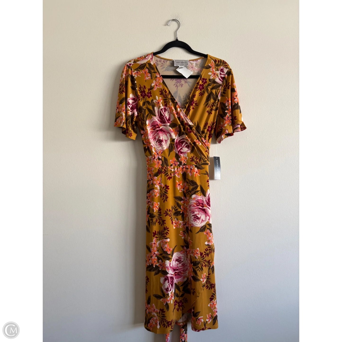 Dress Casual Midi By Donna Morgan In Floral Print, Size: 14