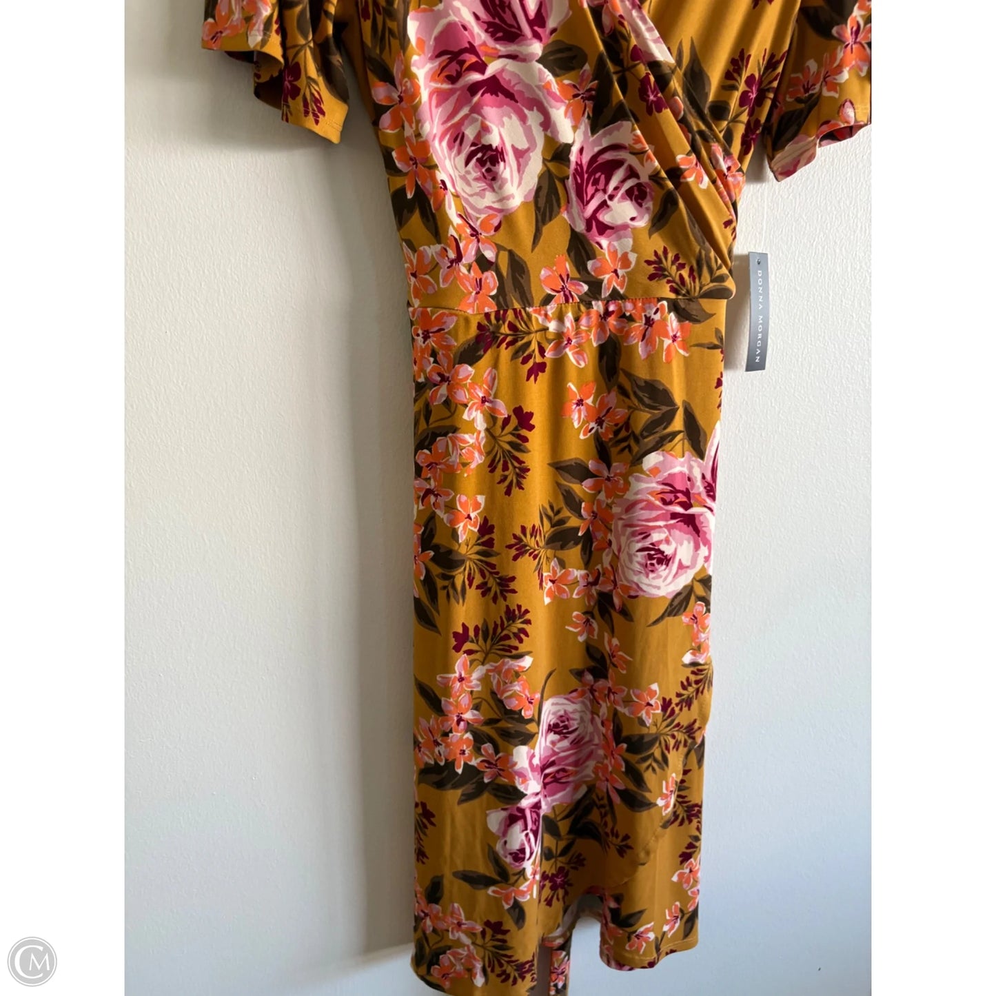 Dress Casual Midi By Donna Morgan In Floral Print, Size: 14
