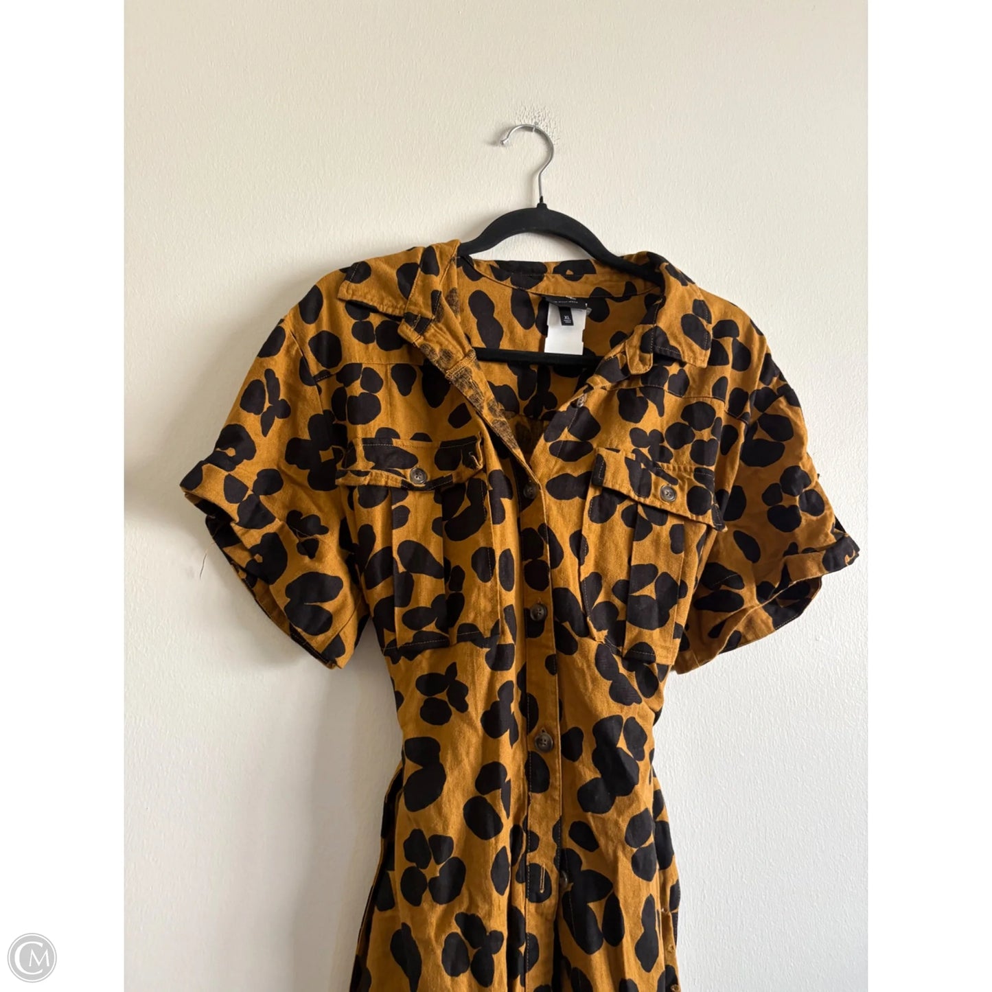 Dress Casual Maxi By Who What Wear In Tan, Size: Xl