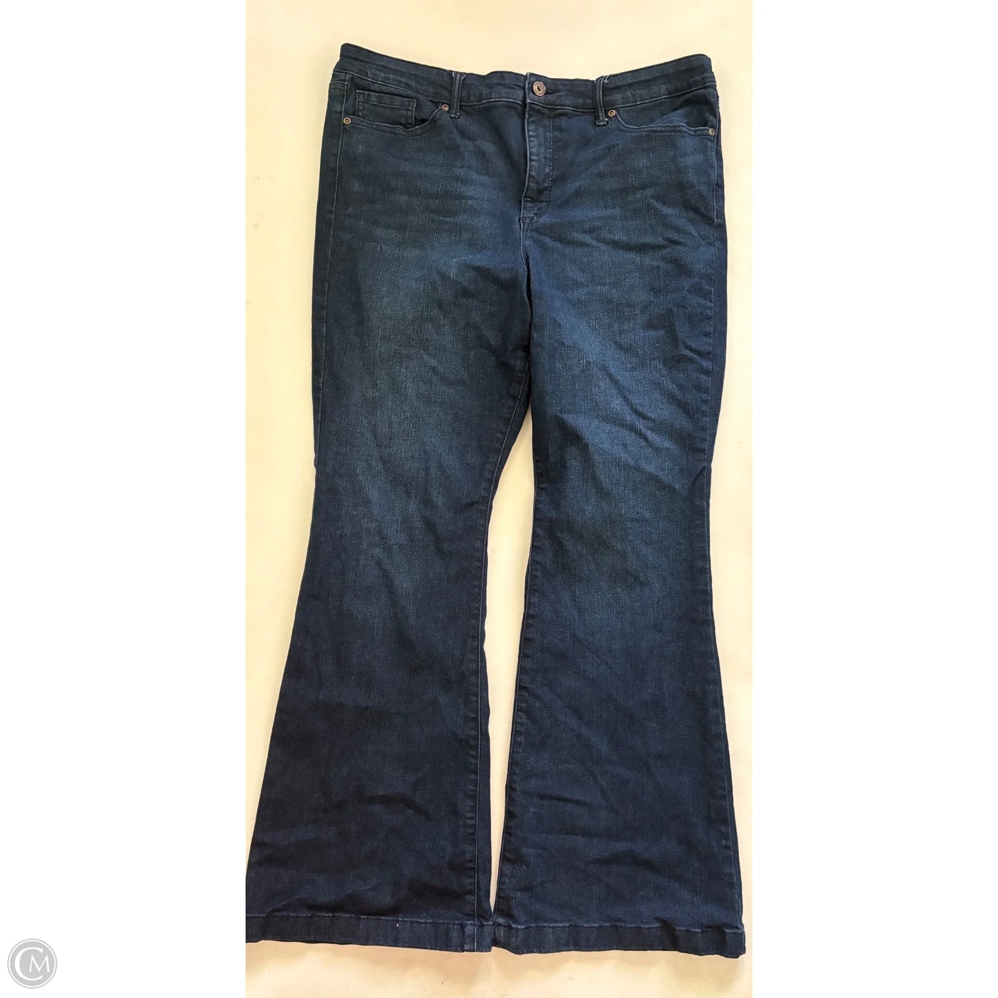 Jeans Flared By Sofia By Sofia Vergara In Blue, Size: 16