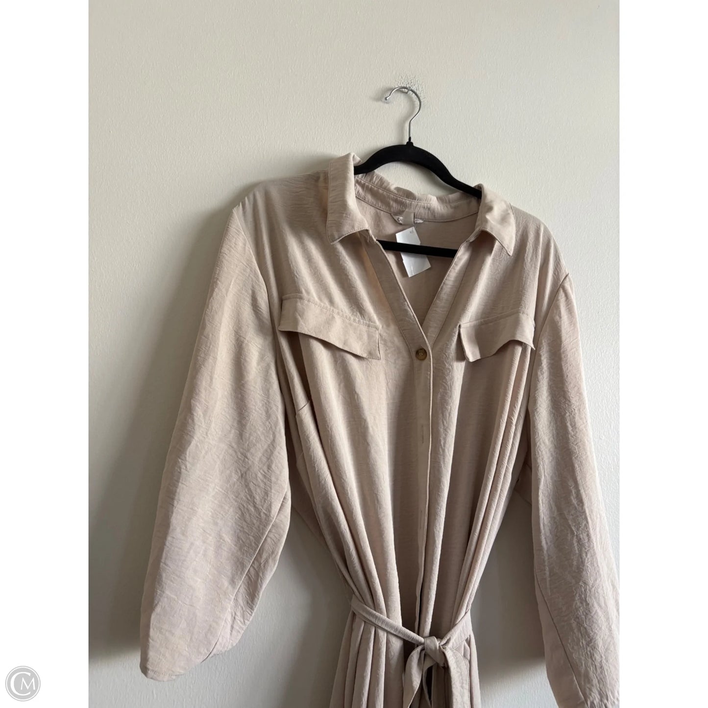 Dress Casual Maxi By Cato In Beige, Size: 22
