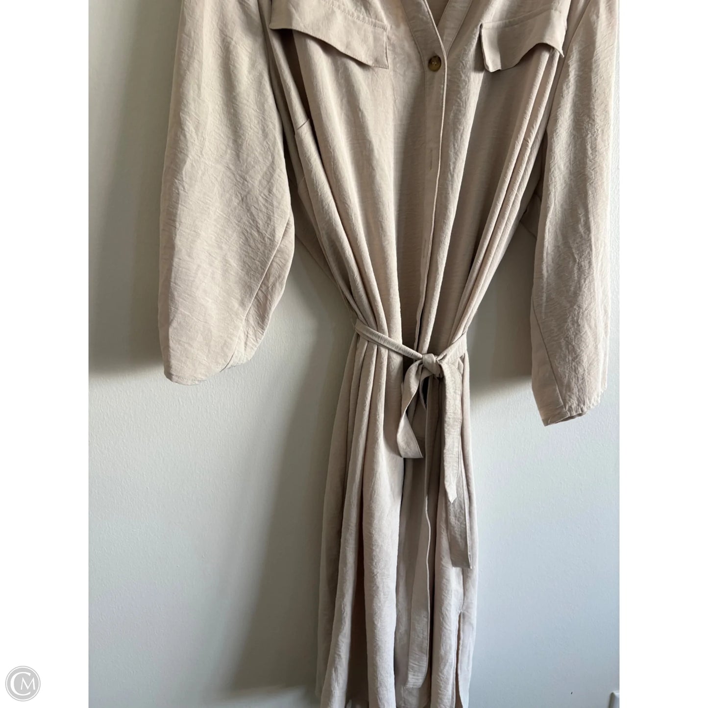 Dress Casual Maxi By Cato In Beige, Size: 22