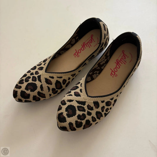 Shoes Flats By Jelly Pop In Animal Print, Size: 8.5