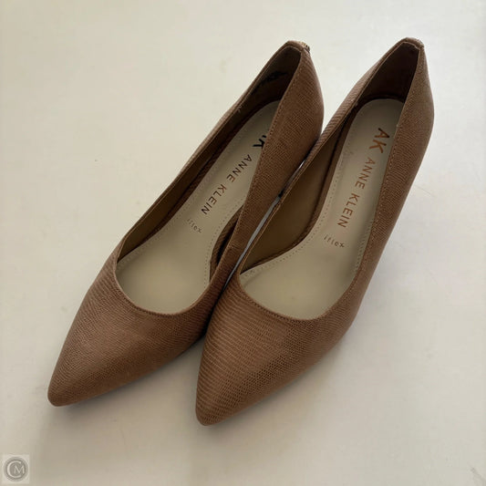 Shoes Heels Kitten By Anne Klein In Tan, Size: 8.5