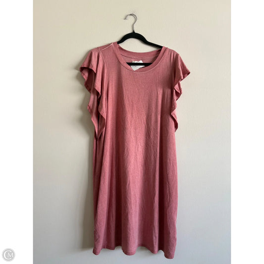 Dress Casual Short By Wonderly In Pink, Size: L