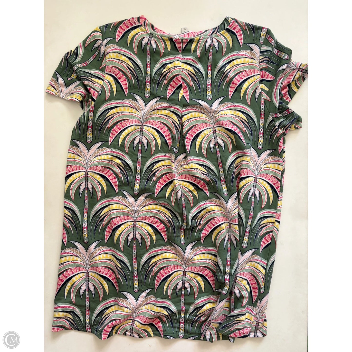 Top Short Sleeve By Crown And Ivy In Green, Size: L