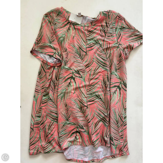 Top Short Sleeve By Crown And Ivy In Orange, Size: L