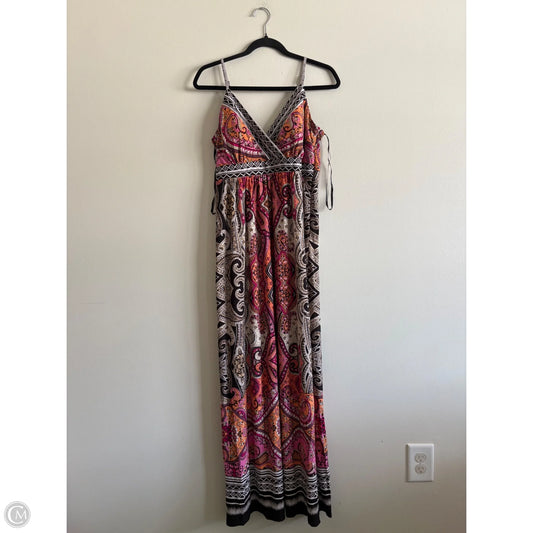 Dress Casual Maxi By Msk In Multi-colored, Size: L