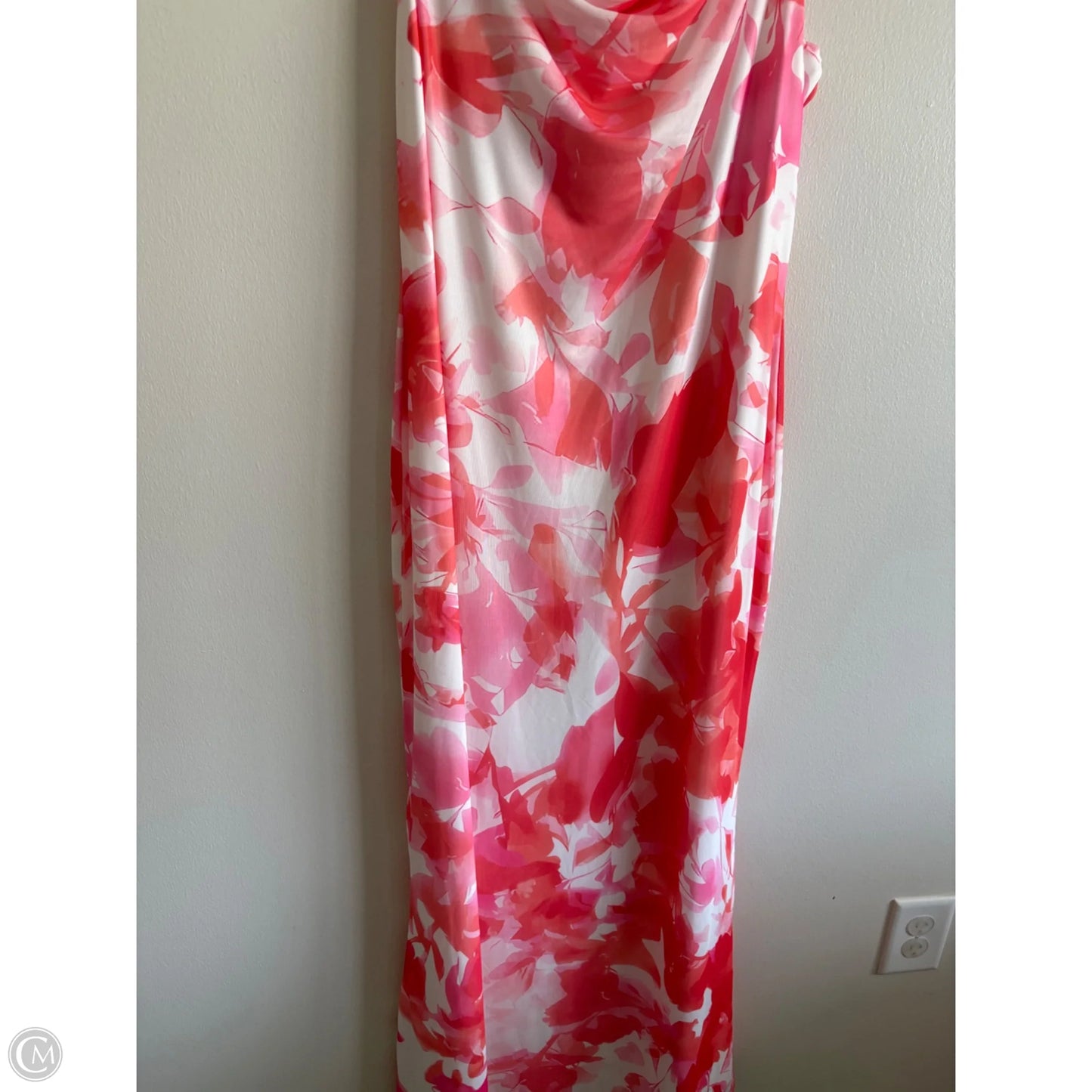 Dress Party Long By fashion In Orange & Pink, Size: Xxl