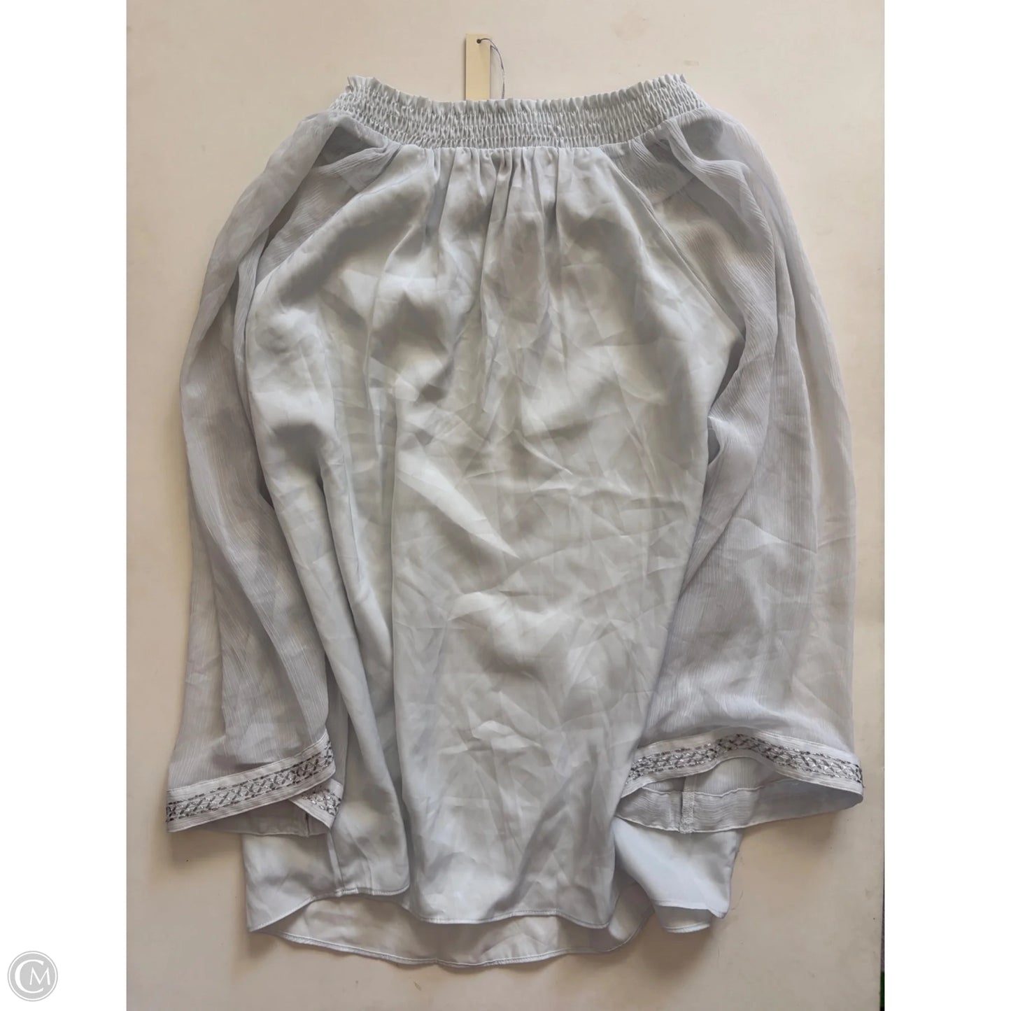 Top Long Sleeve By Lc Lauren Conrad In Blue, Size: Xxl