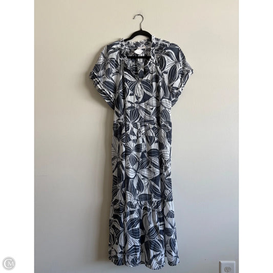 Dress Casual Midi By Sharagano In Blue, Size: Lp