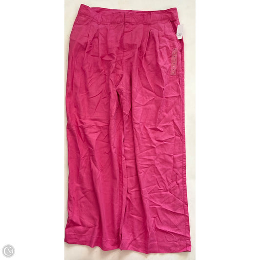 Pants Linen By Gap In Pink, Size: 16