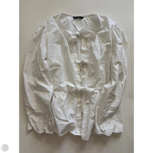 Top Long Sleeve By Prettygarden In White, Size: M
