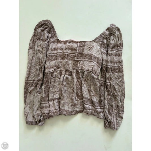 Top Long Sleeve By lazy sundays In Pink, Size: M