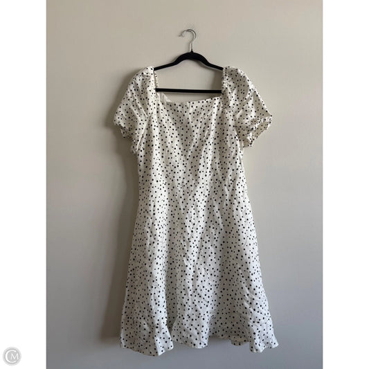 Dress Casual Short By Loft In Polkadot Pattern, Size: 12