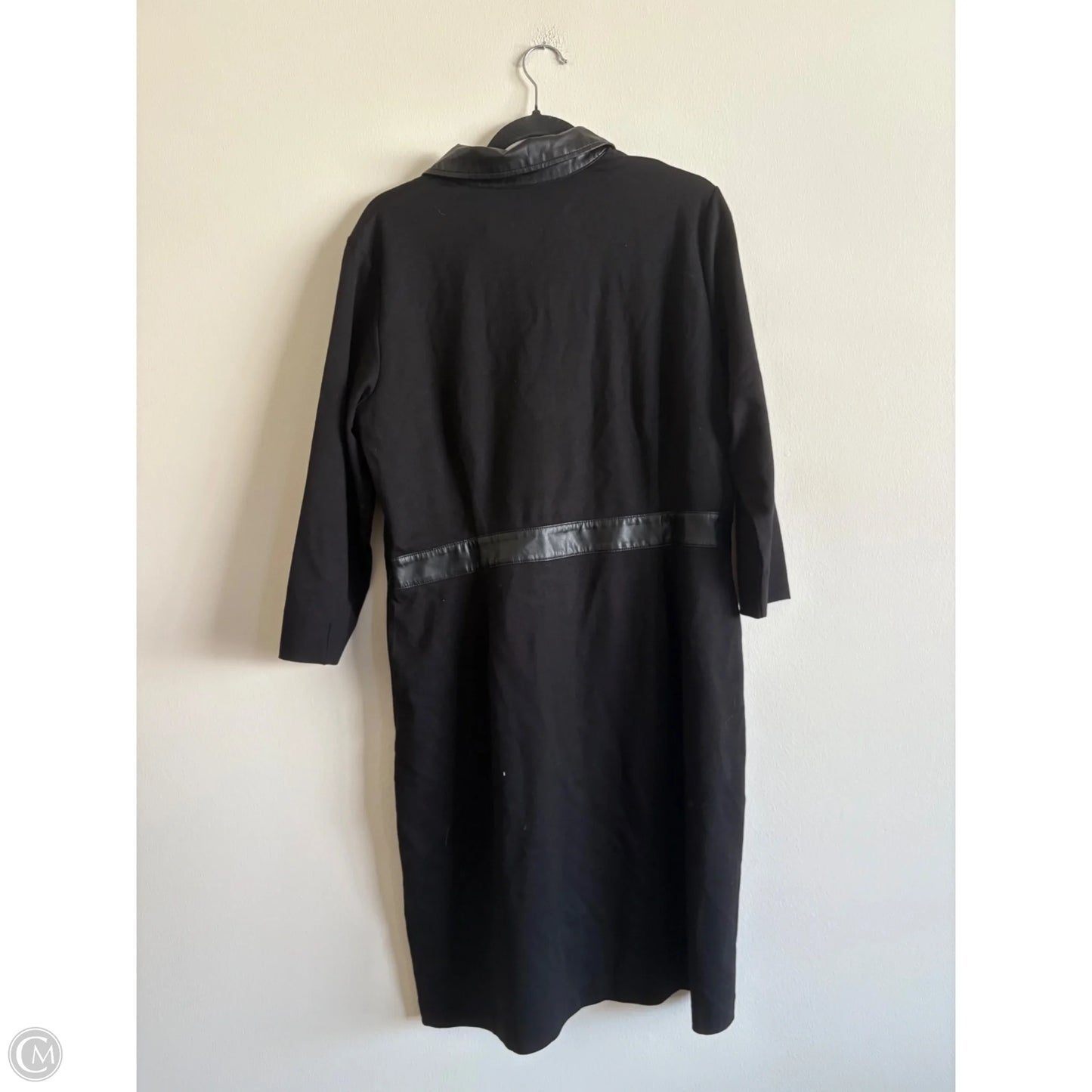 Dress Party Midi By Talbots In Black, Size: 16