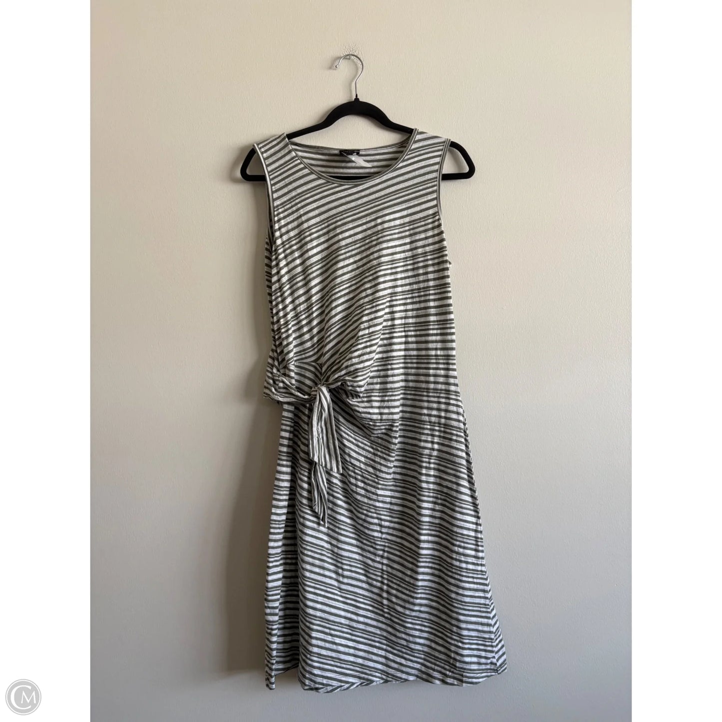 Dress Casual Midi By Talbots In Green, Size: L
