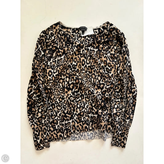 Sweater By Talbots In Animal Print, Size: L