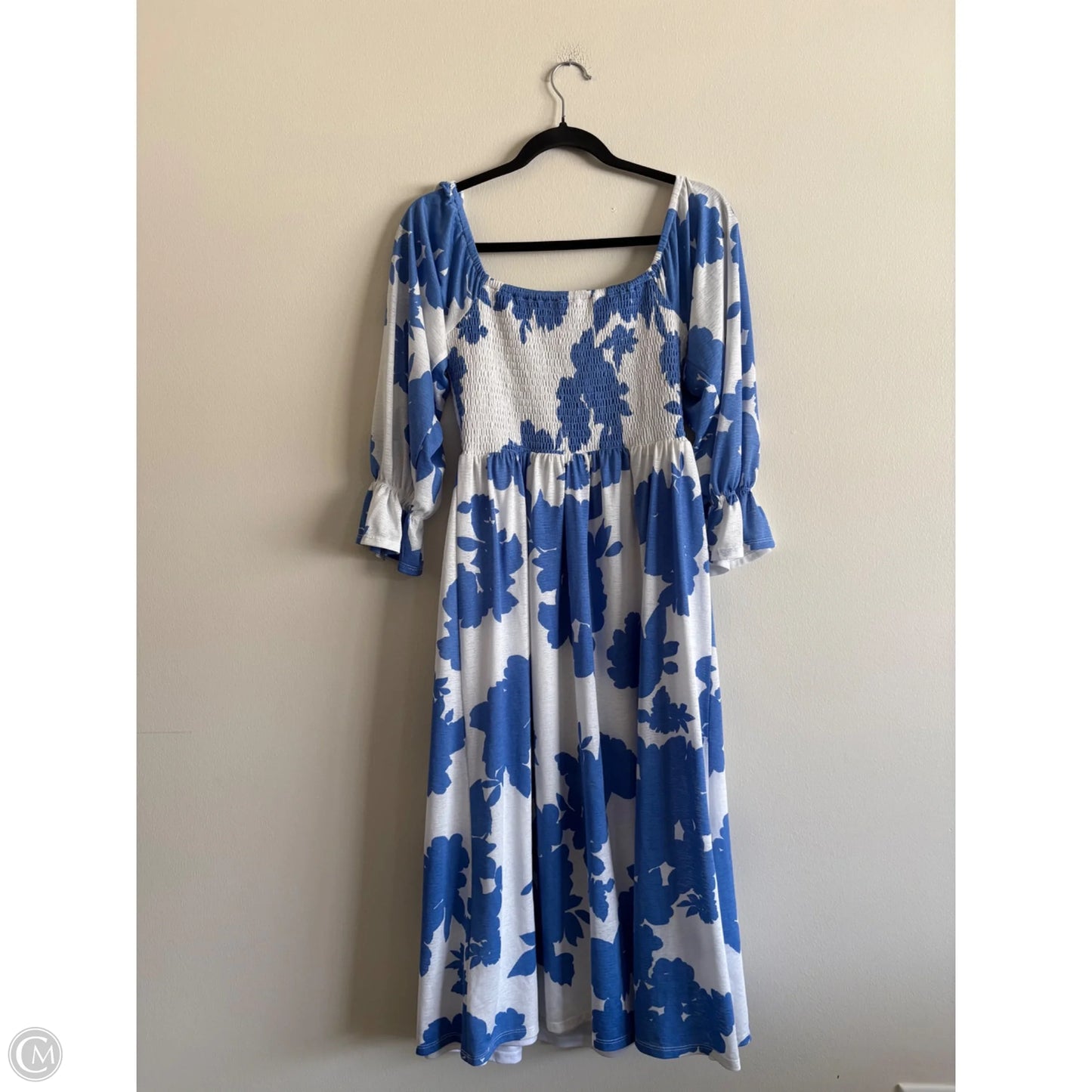 Dress Casual Midi By Sugar Lips In Blue, Size: S