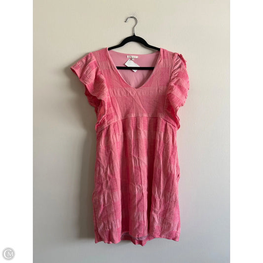 Dress Casual Short By Baevely In Pink, Size: M