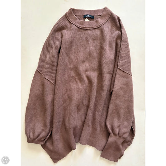Sweater By Lillusory In Brown, Size: L