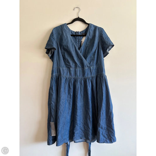 Dress Casual Short By Lane Bryant In Blue, Size: 20
